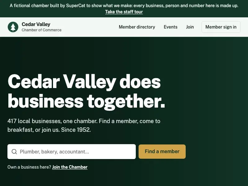Live member site — Cedar Valley Chamber of Commerce